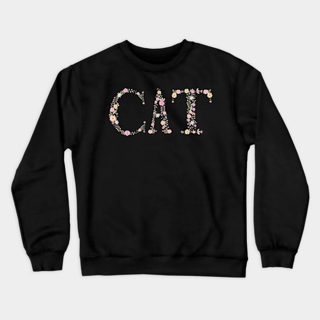 cat lover Crewneck Sweatshirt by OMARMAH